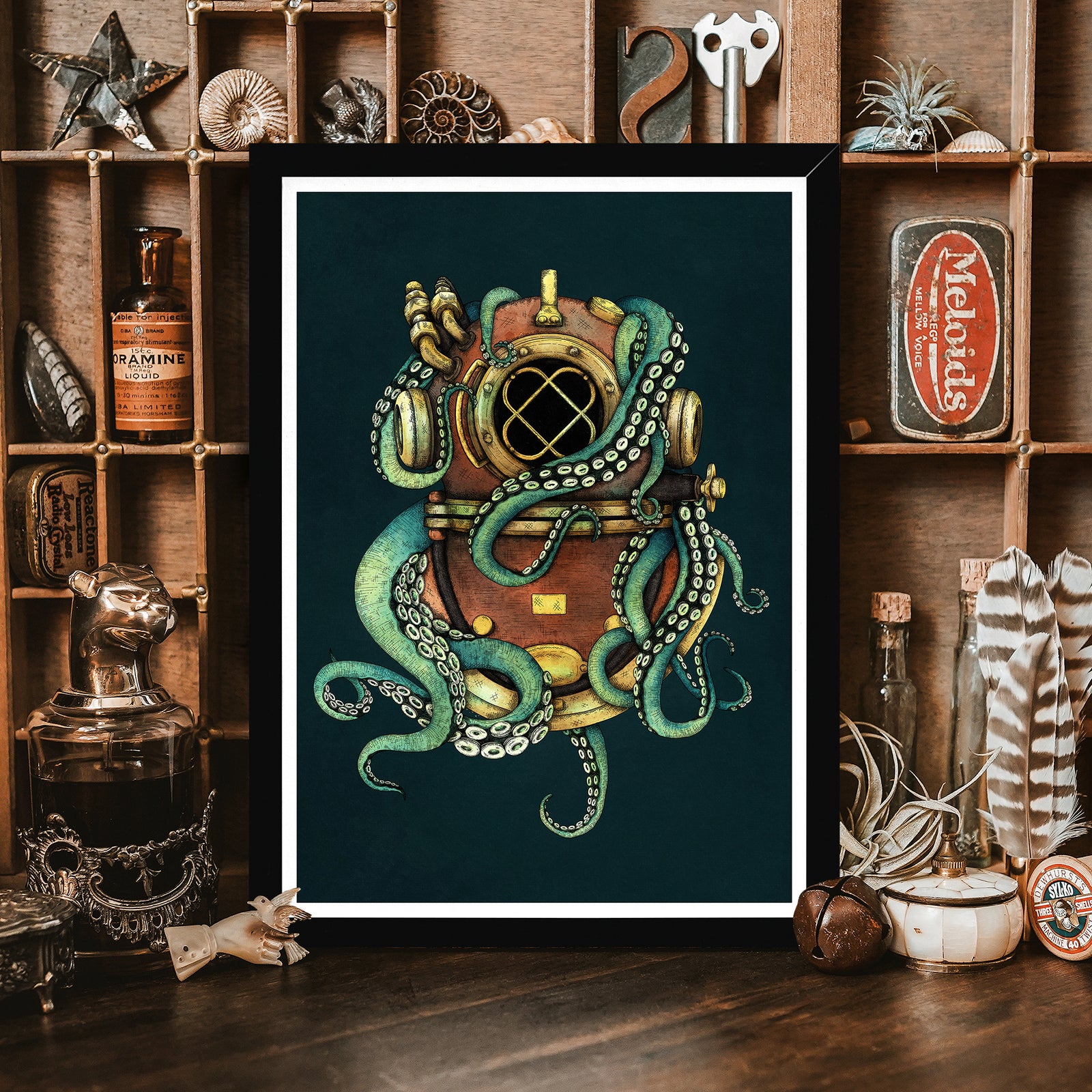 From the Depths - Framed Giclée Art Print