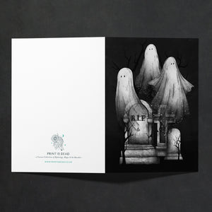 Ghost Family - Greeting Card