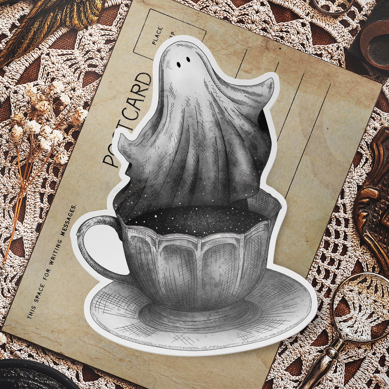 Ghost Tea - Vinyl Sticker