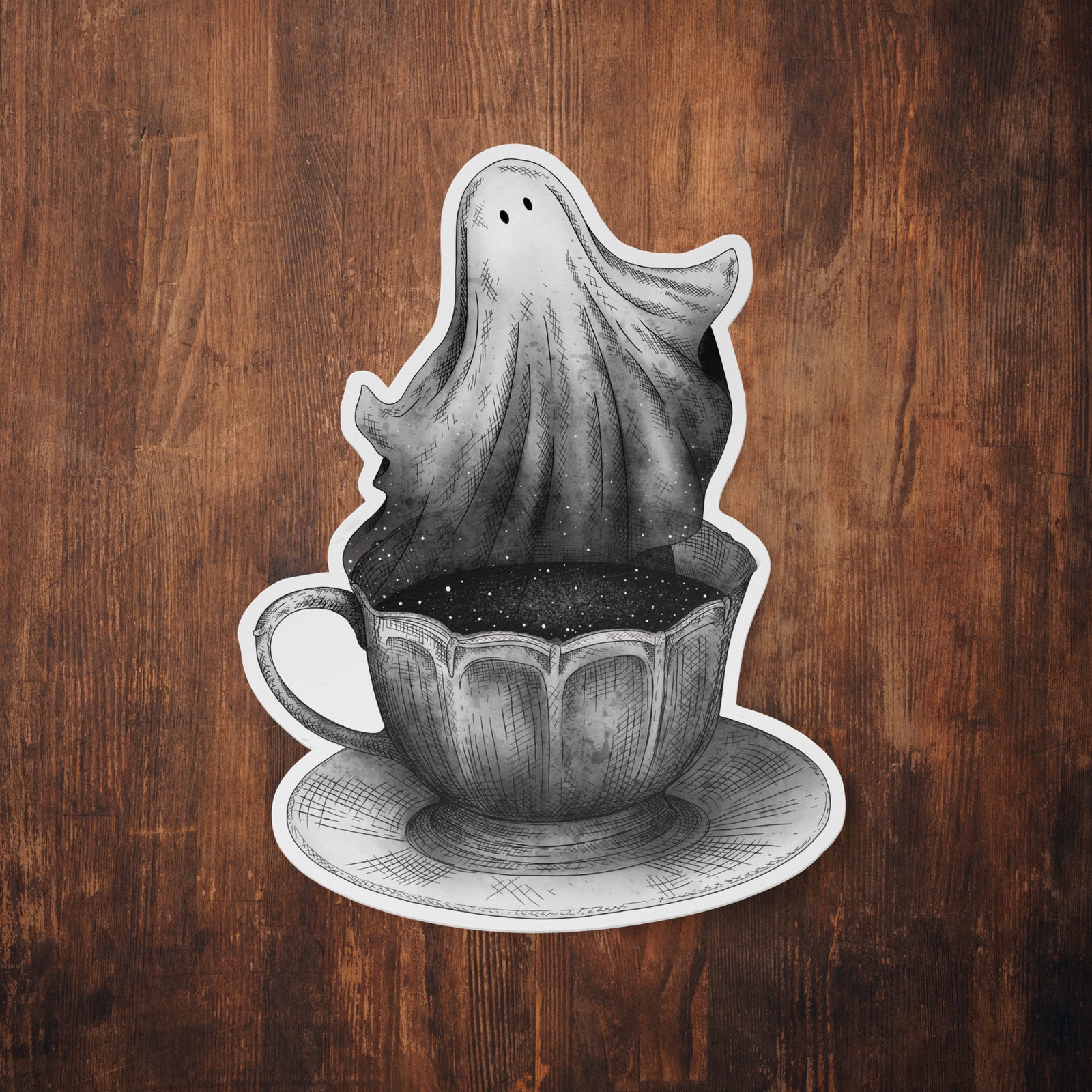 Ghost Tea - Vinyl Sticker