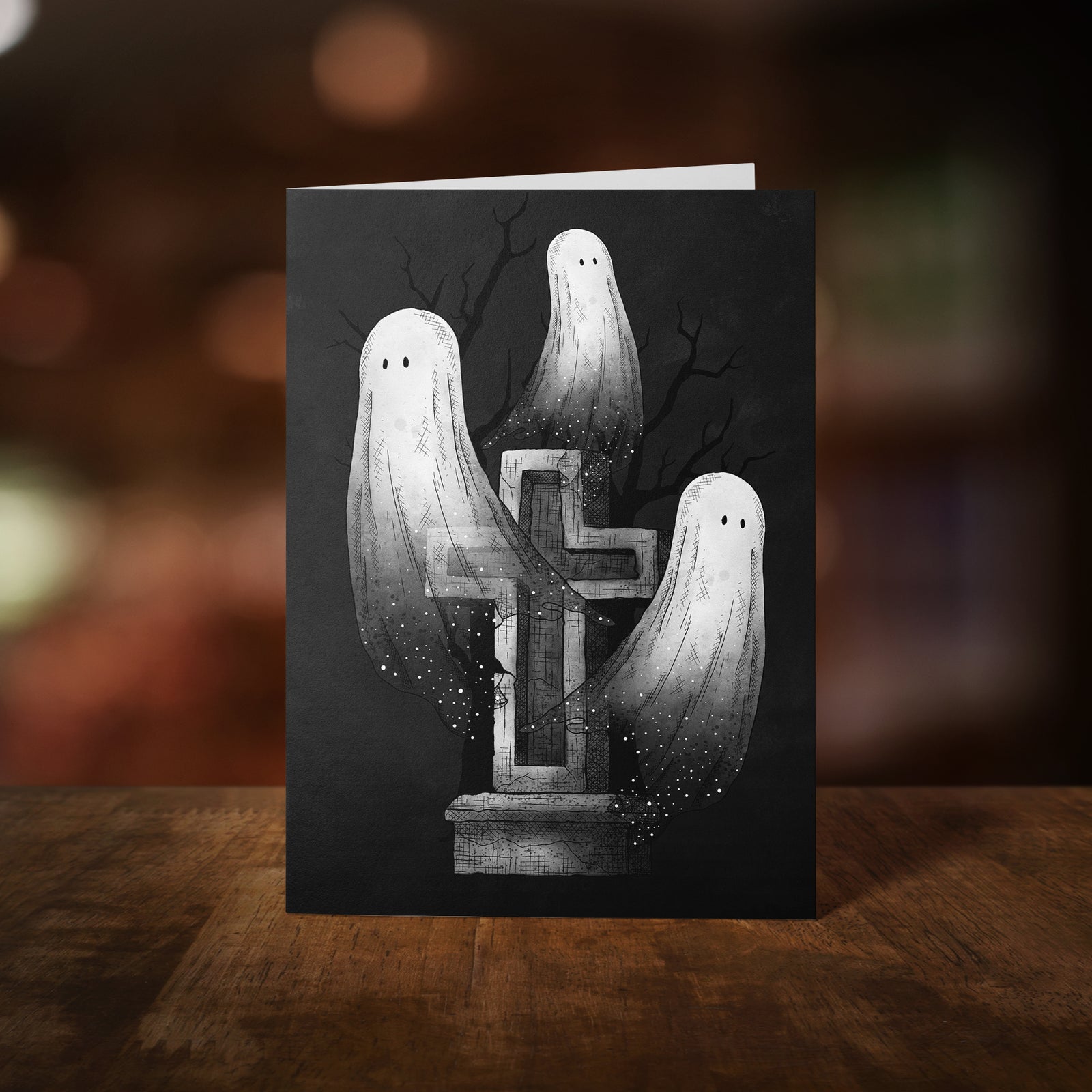 Ghost Trio - Greeting Card