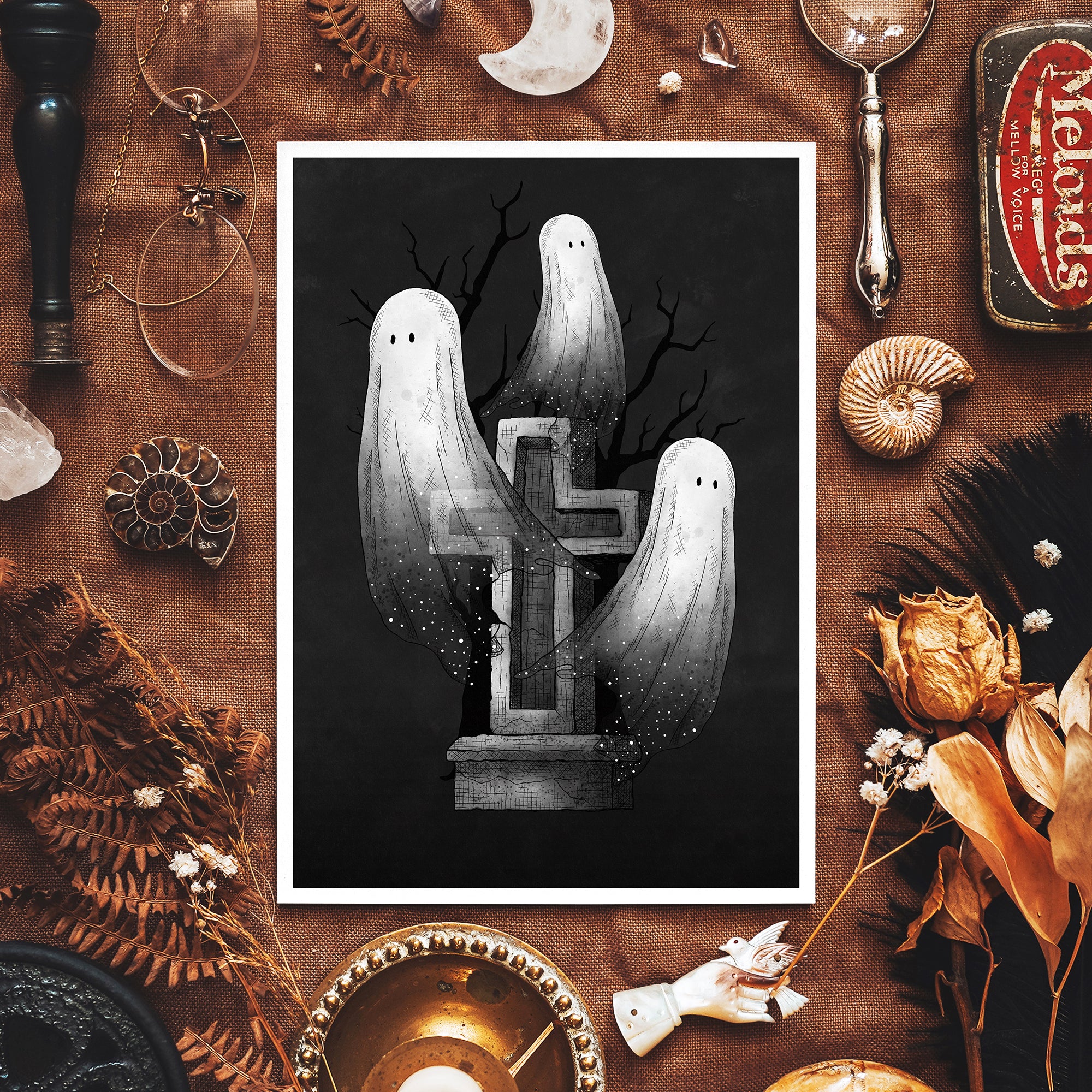 Ghost Trio - Giclée Art Print