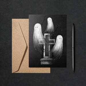 Ghost Trio - Greeting Card