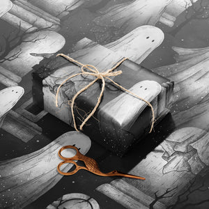 Ghosts and Graves Gift Wrapping Paper