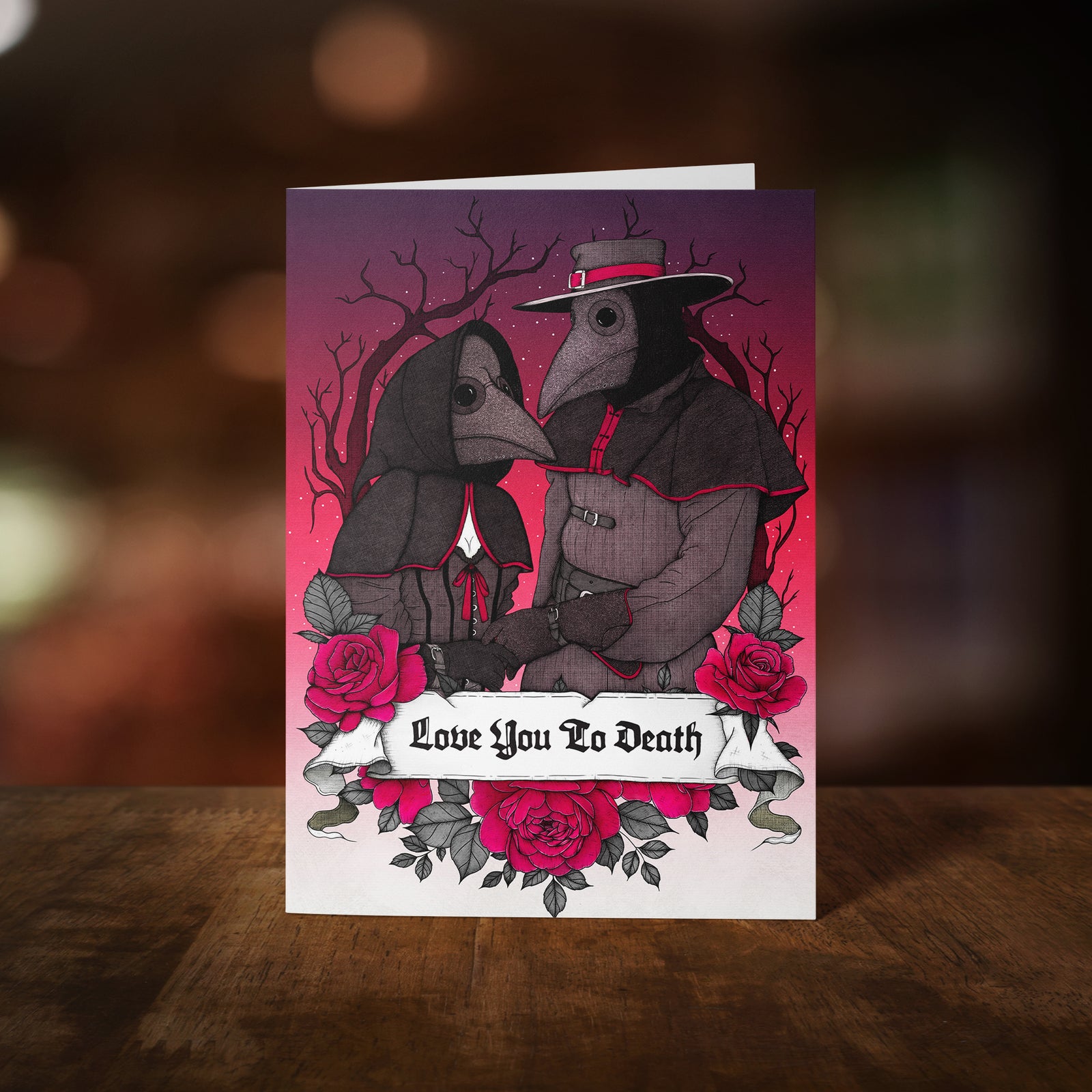 Love You To Death - Greeting Card