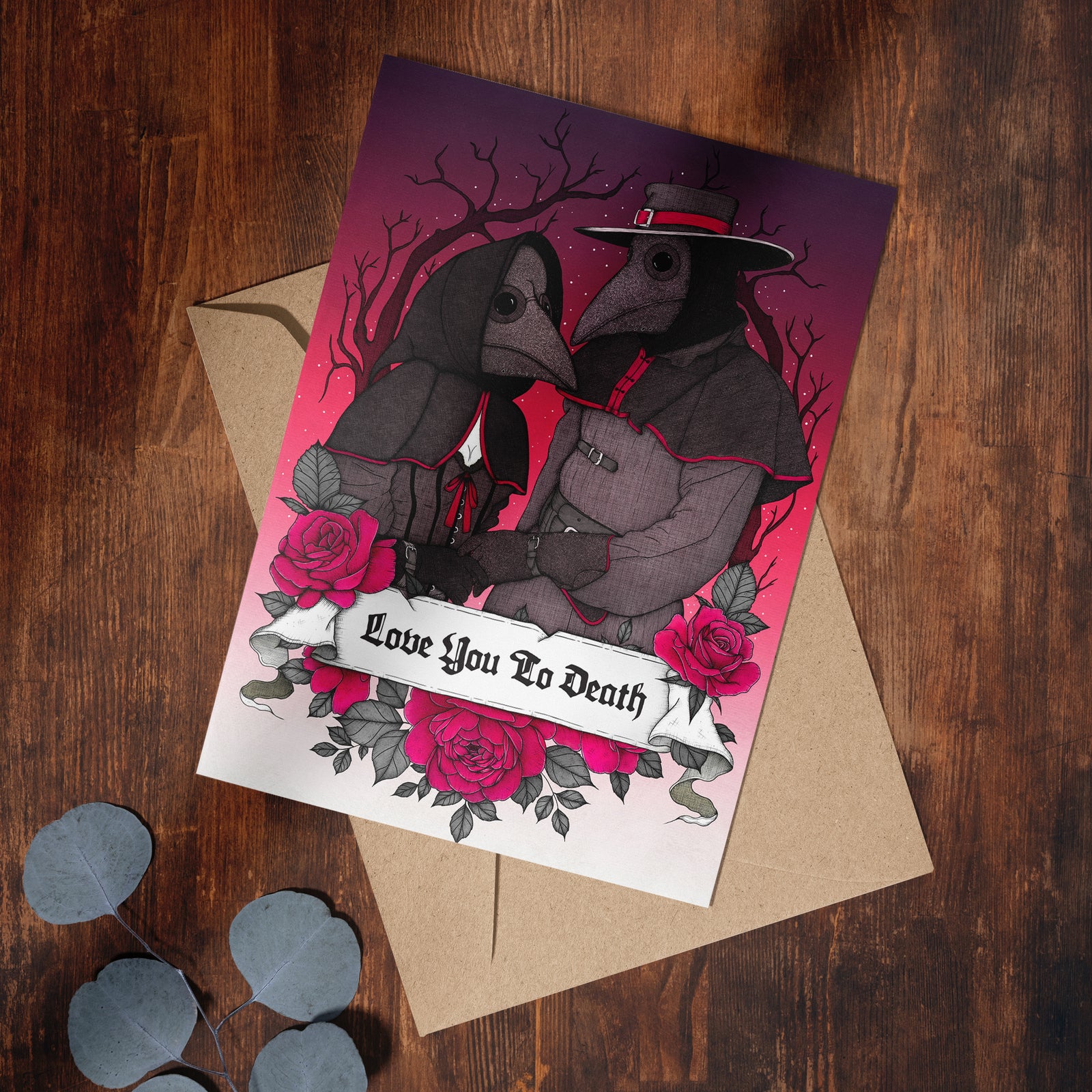 Love You To Death - Greeting Card