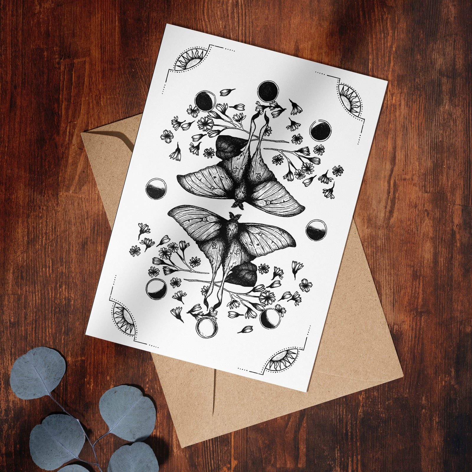 Luna Moth - Greeting Card