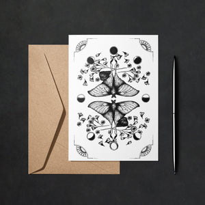 Luna Moth - Greeting Card