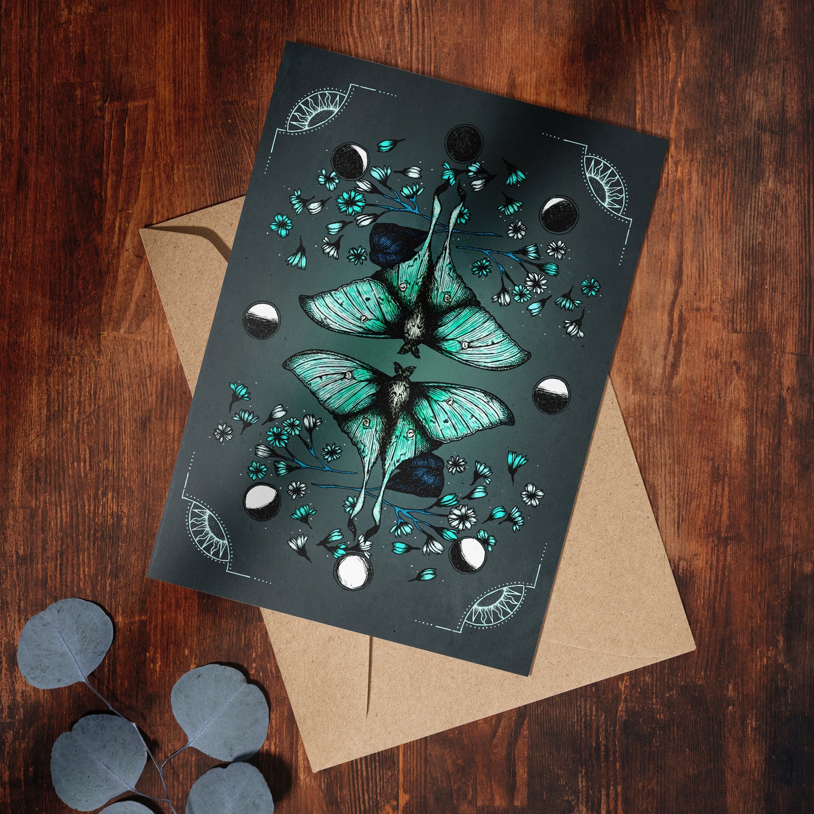 Luna Moth - Greeting Card