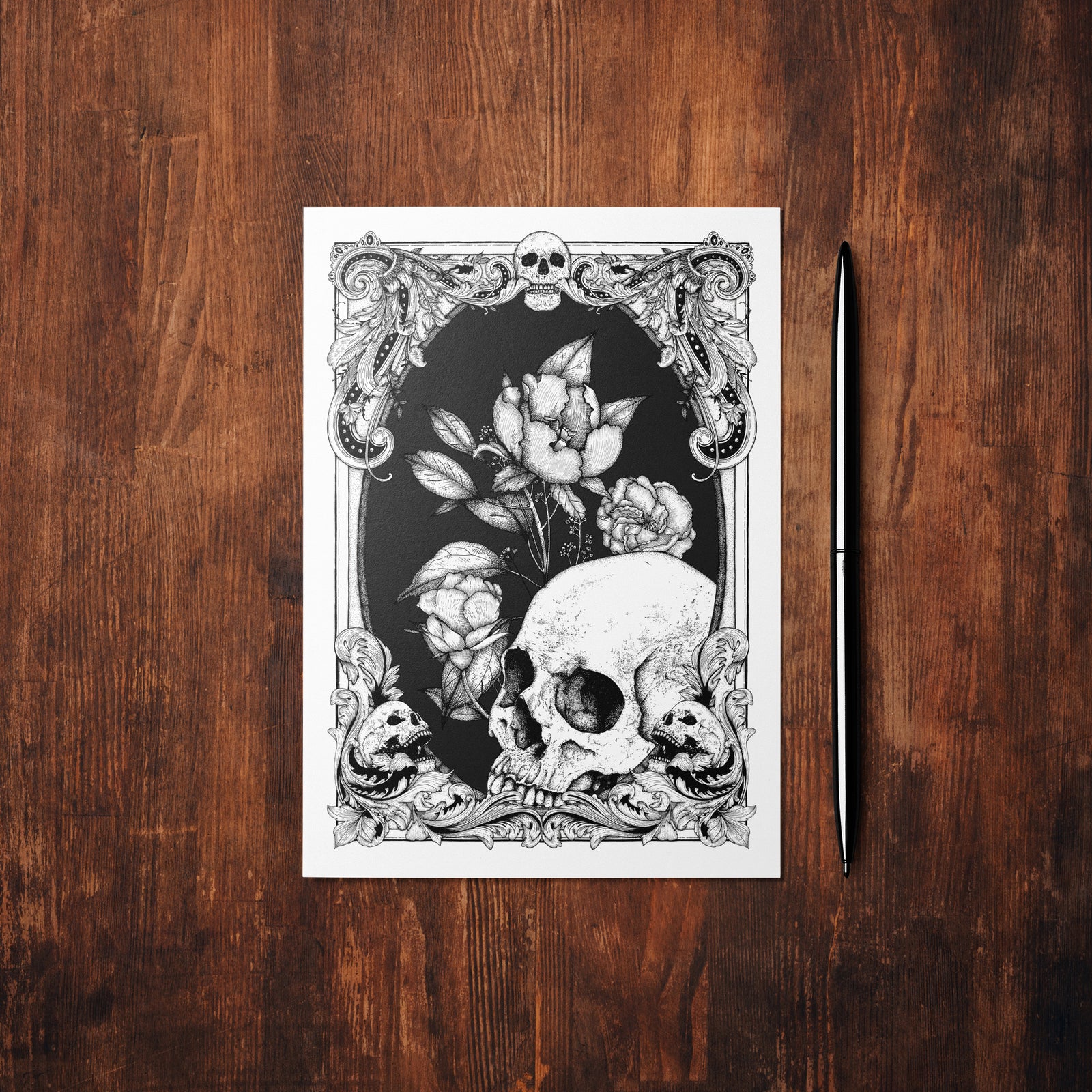 Memento Mori - Mohawk Fine Art Postcard