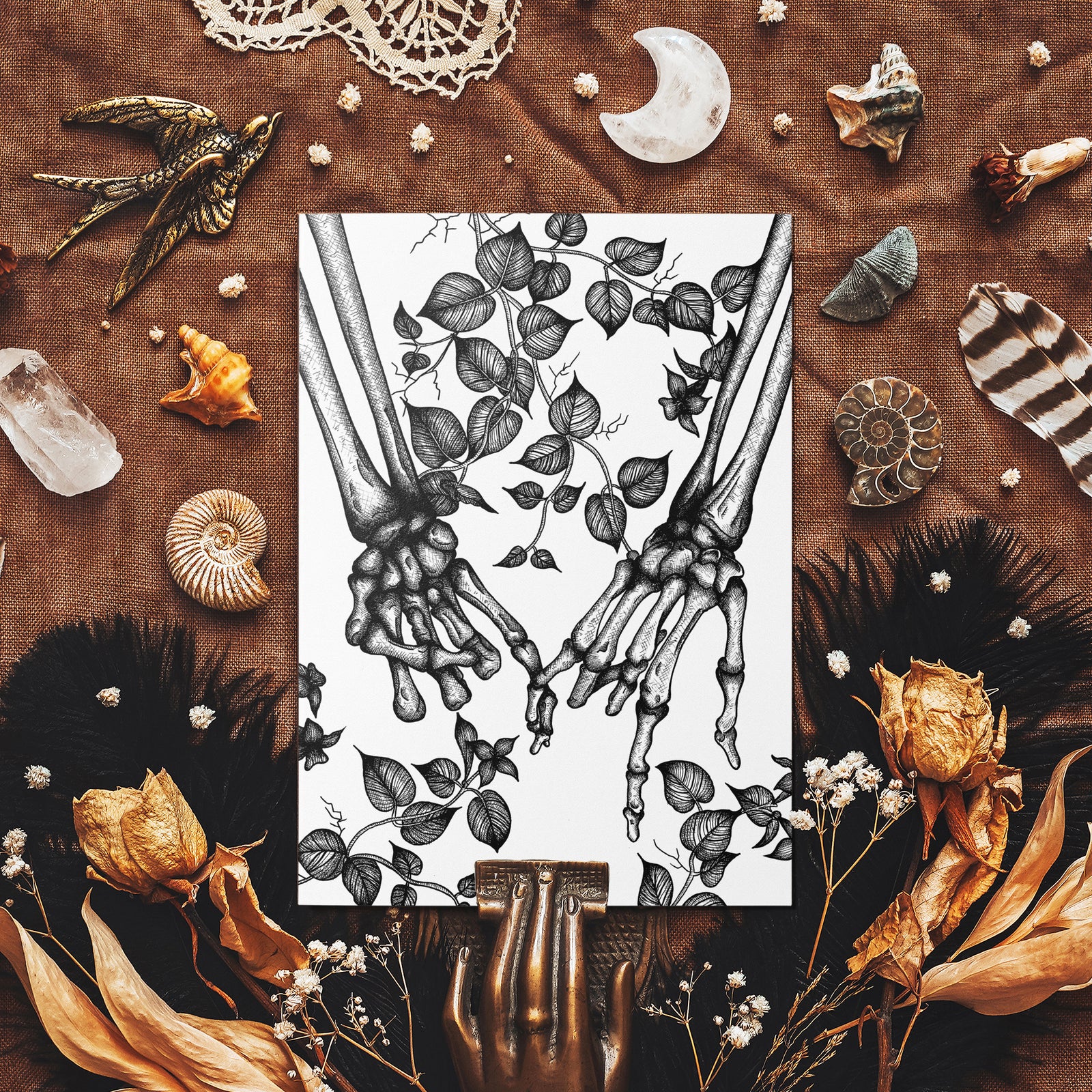 Pinky Promise - Mohawk Fine Art Postcard