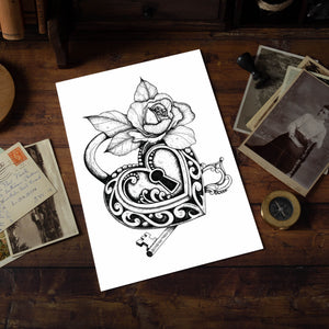 Lover's Lock - Standard Art Print