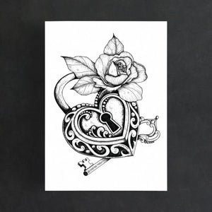 Lover's Lock - Standard Art Print