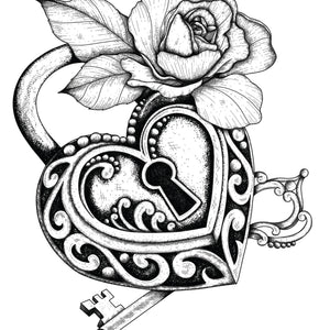 Lover's Lock - Standard Art Print