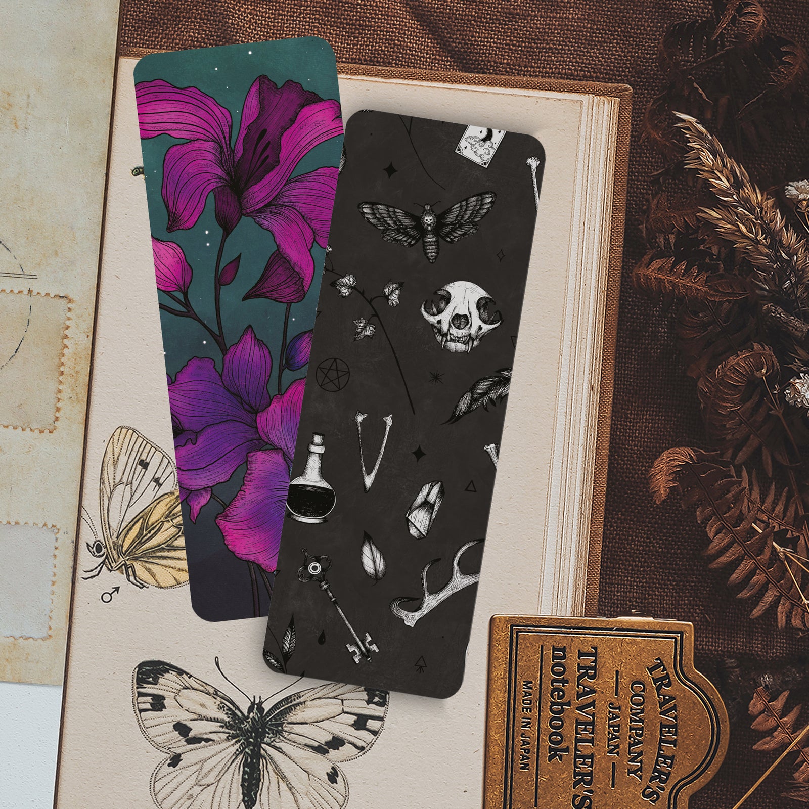 Purple Orchids - Bookmark