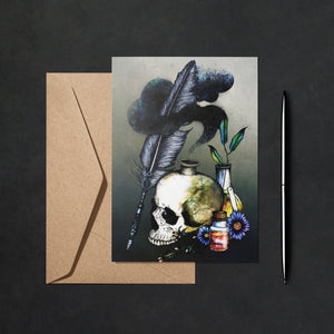Quill and Ink - Greeting Card