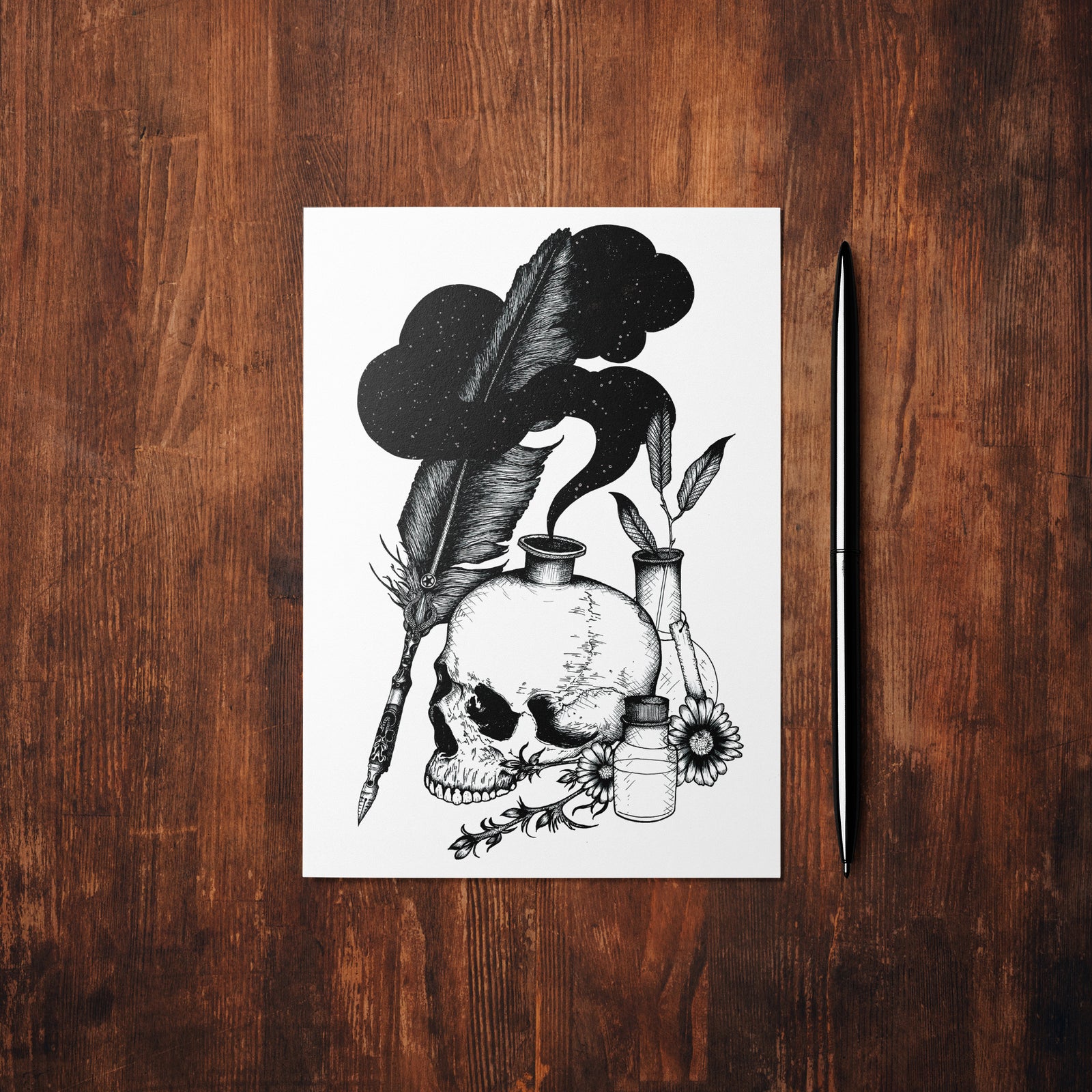 Quill and Ink - Mohawk Fine Art Postcard