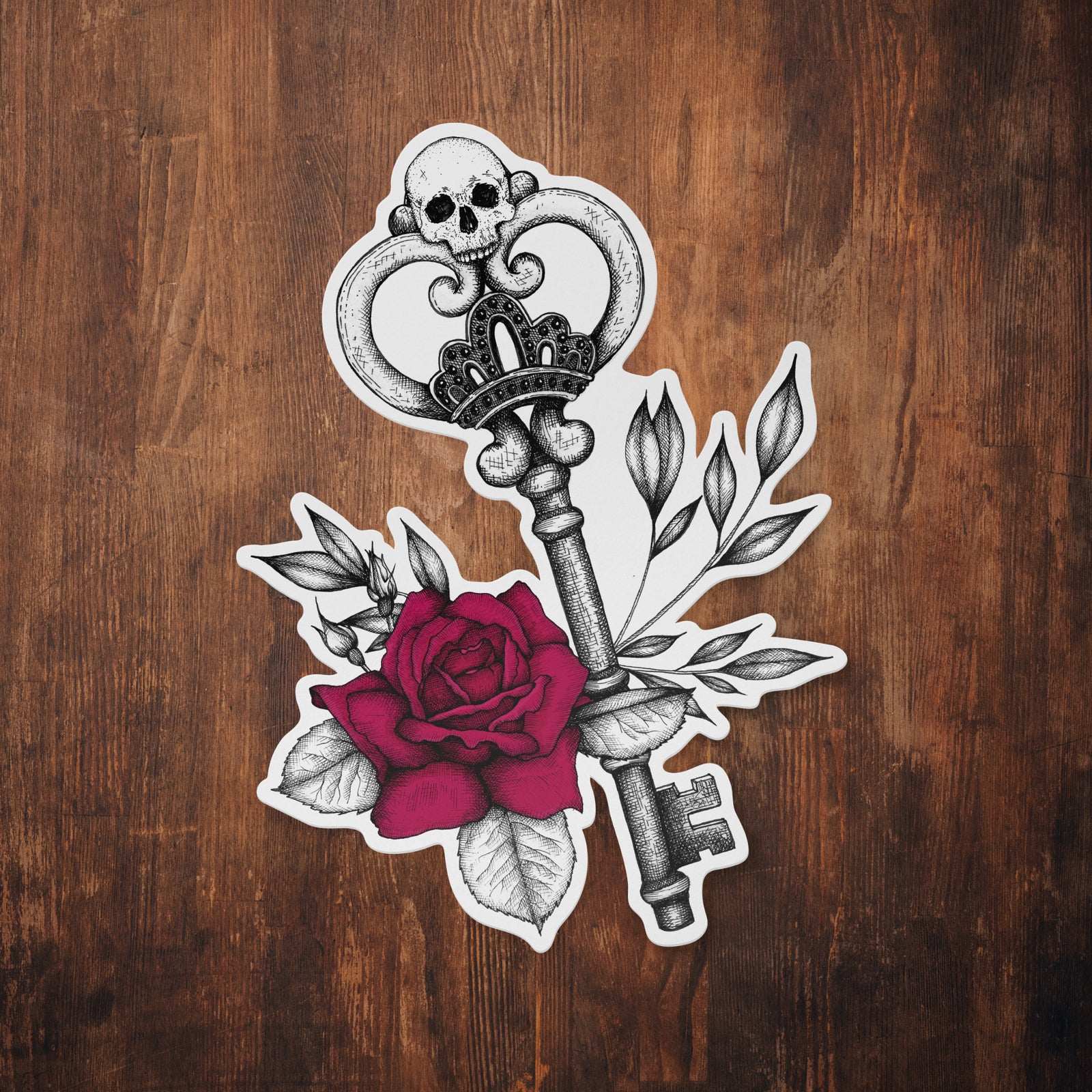 Skeleton Key - Vinyl Sticker