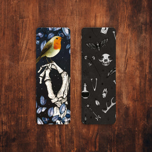 Skeleton and Robin - Bookmark