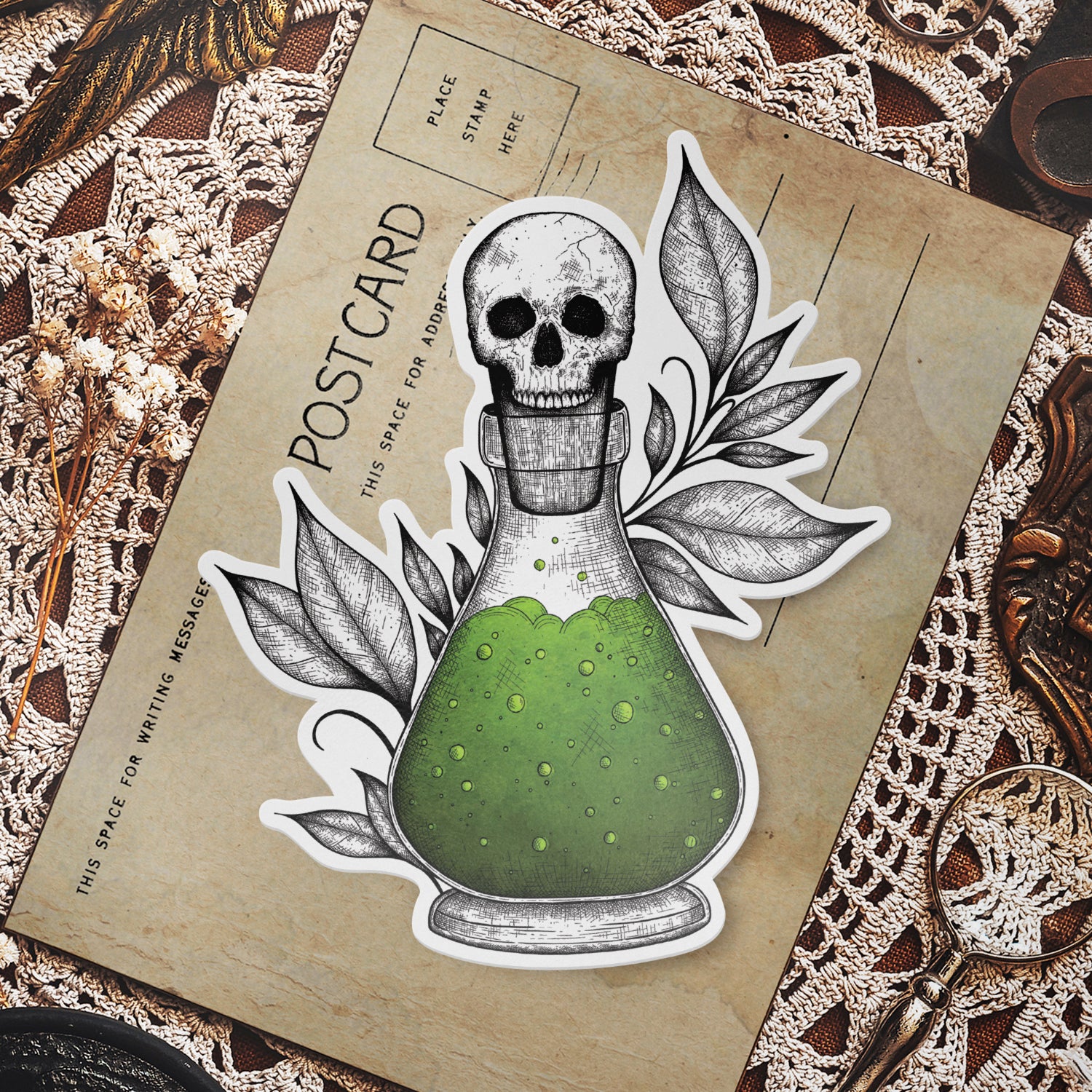 Skull Potion - Vinyl Sticker