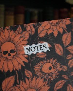 Skullflowers - Softcover Notebook