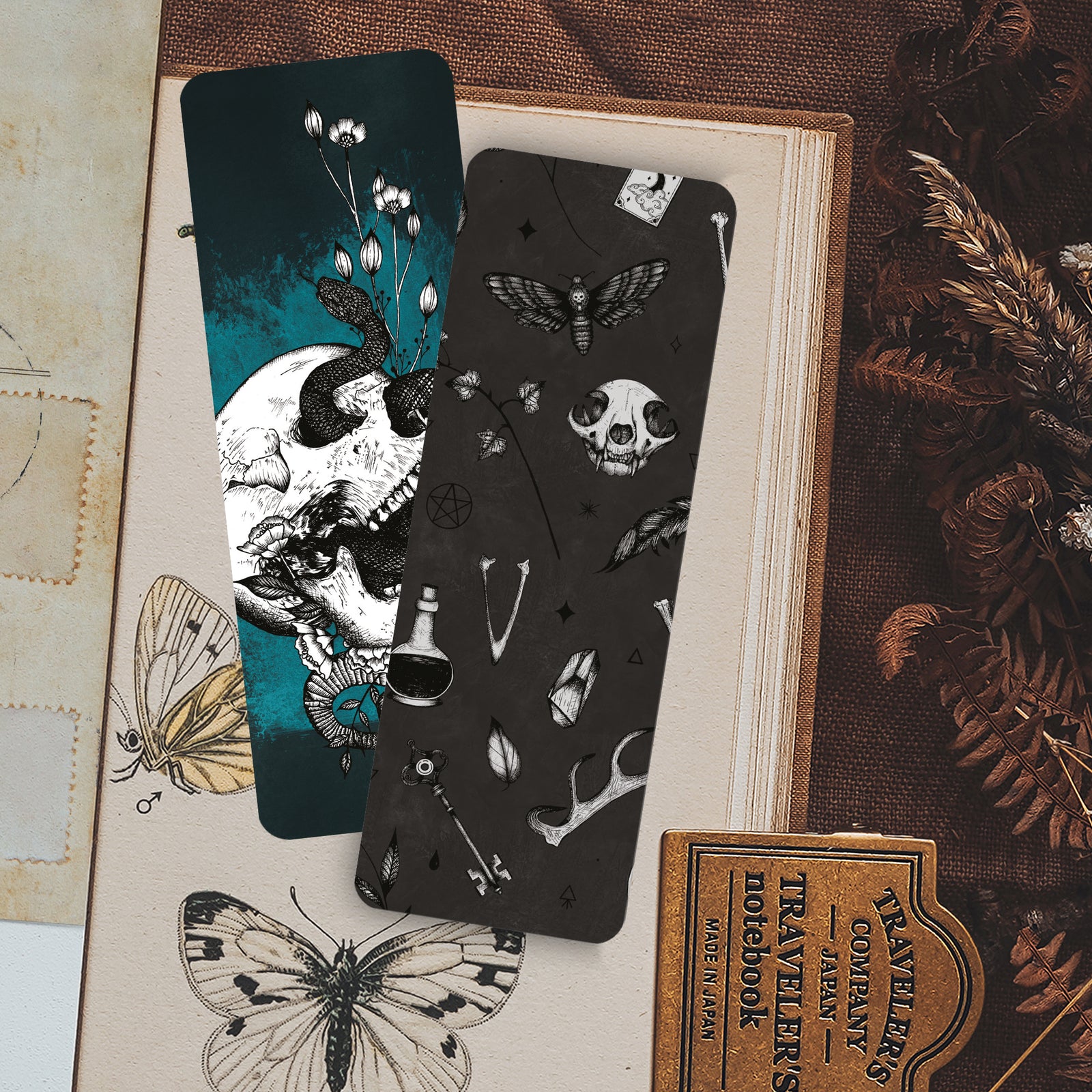 Snake and Skull - Bookmark