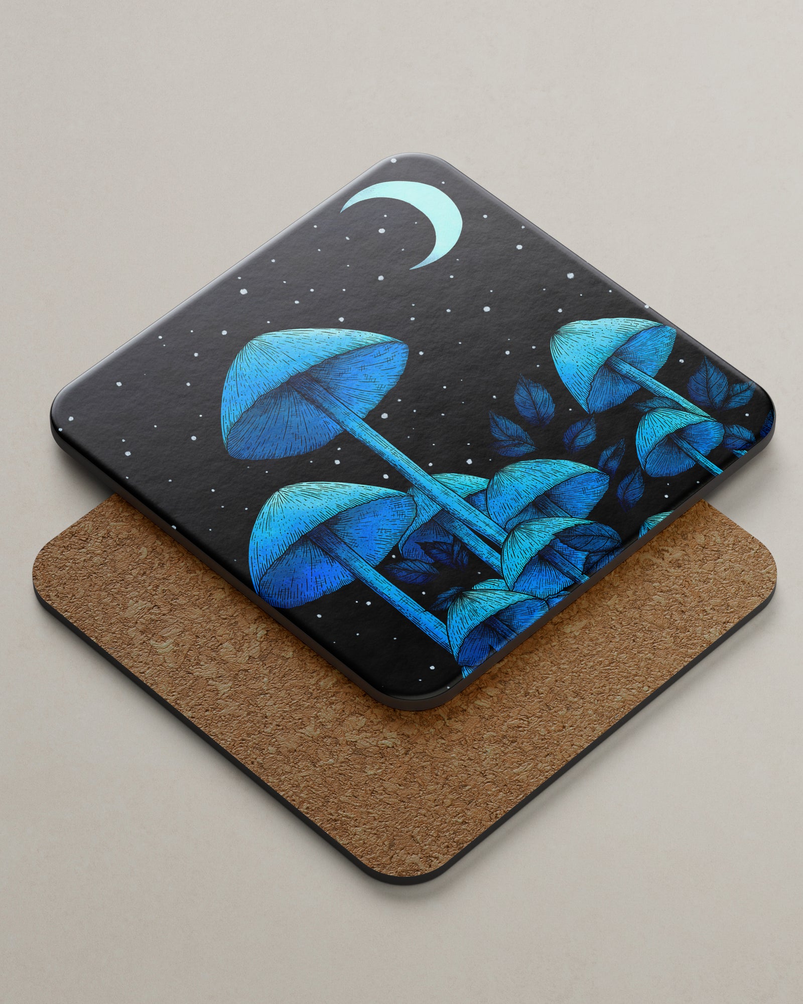 Starlight Mushrooms - Coaster