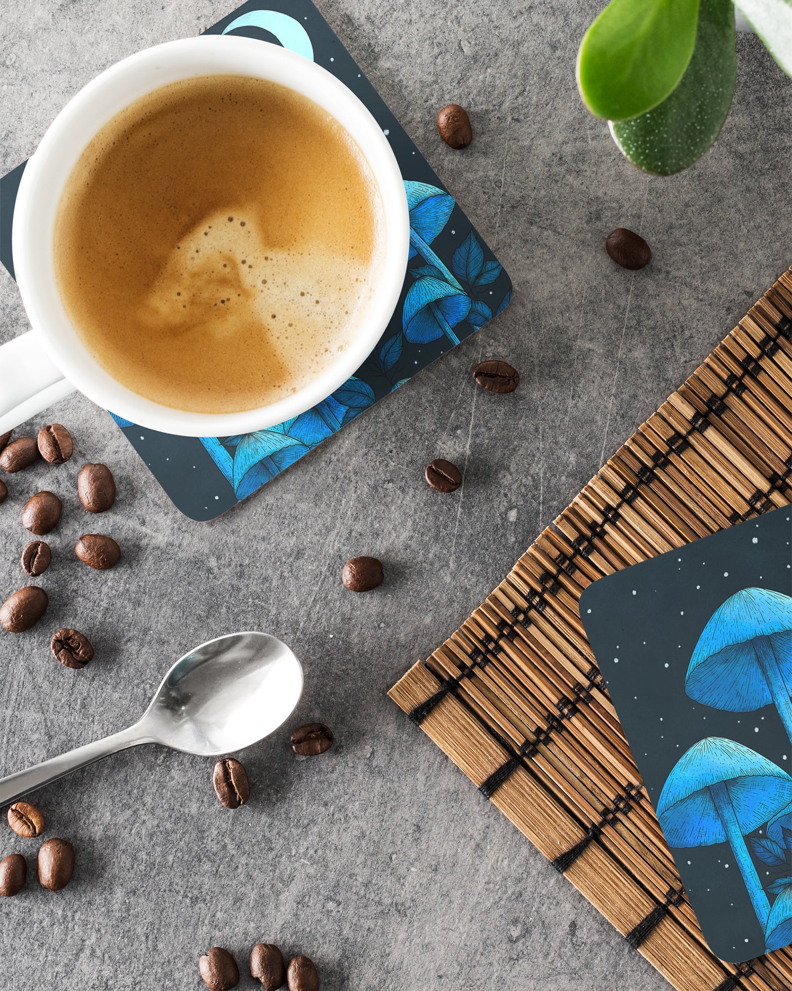 Starlight Mushrooms - Coaster