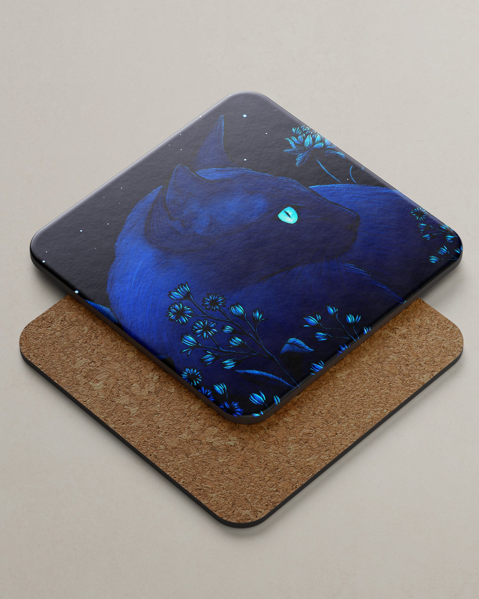 Starlight Cat - Coaster