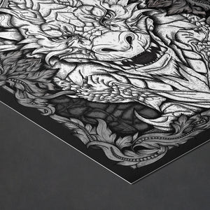 Stone Dragon - Giclée Art Print