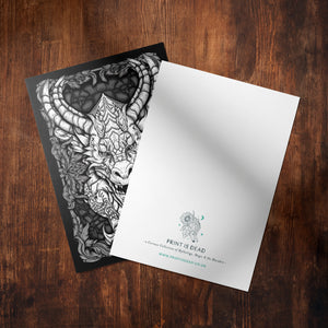 Stone Dragon - Mohawk Fine Art Postcard