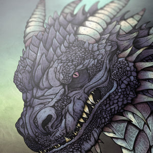Storm Dragon - Giclée Art Print