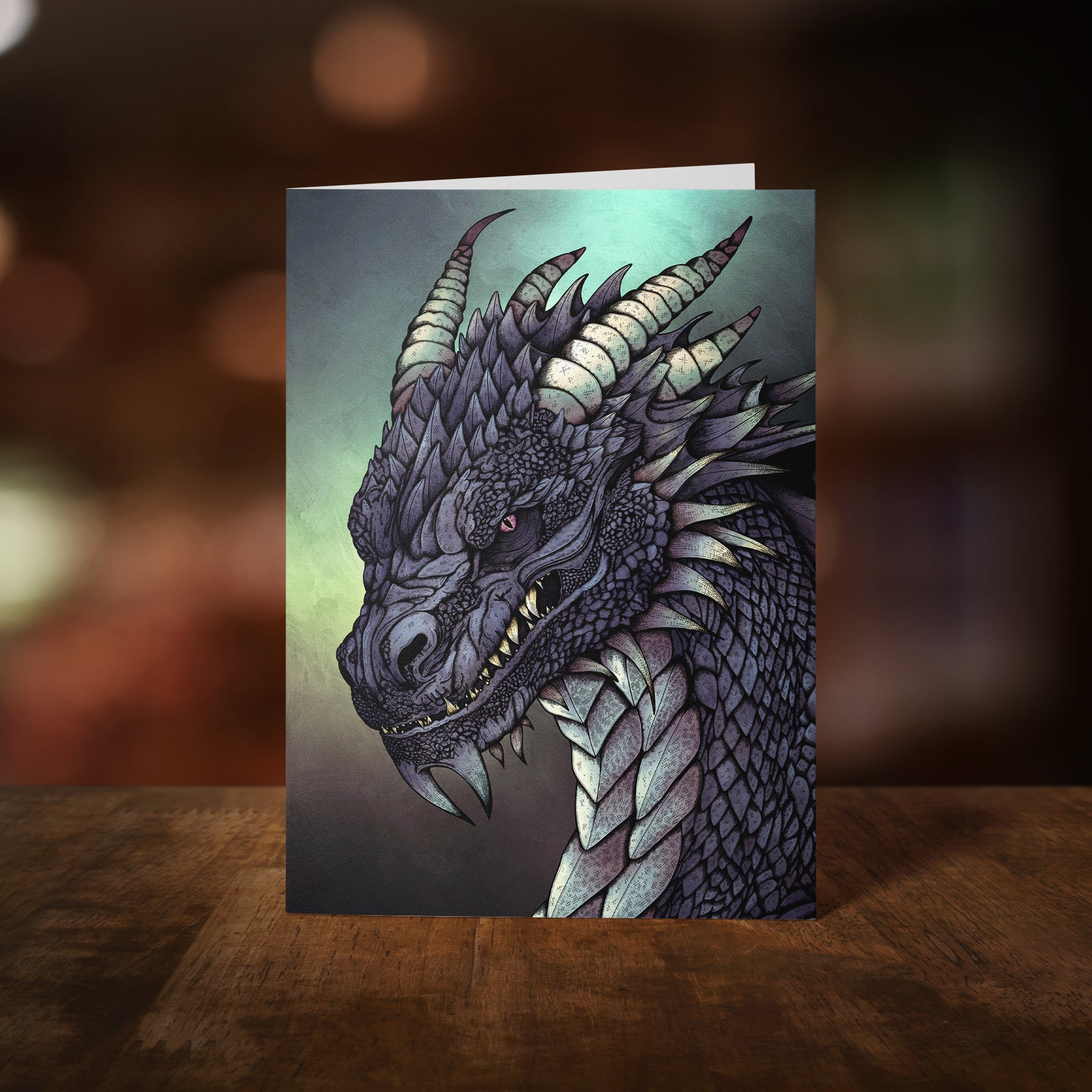 Storm Dragon - Greeting Card