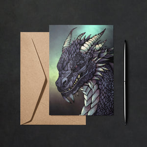 Storm Dragon - Greeting Card