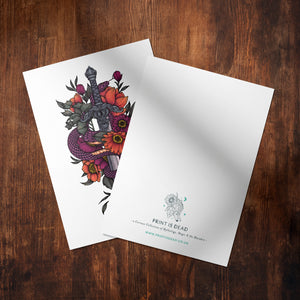 Sword and Serpent - Mohawk Fine Art Postcard