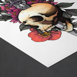 Sword & Skull - Giclée Art Print