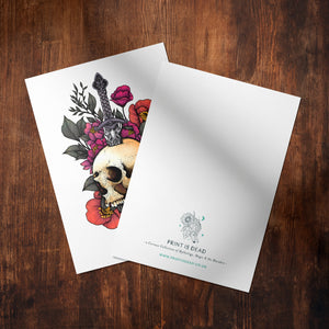 Sword and Skull - Mohawk Fine Art Postcard