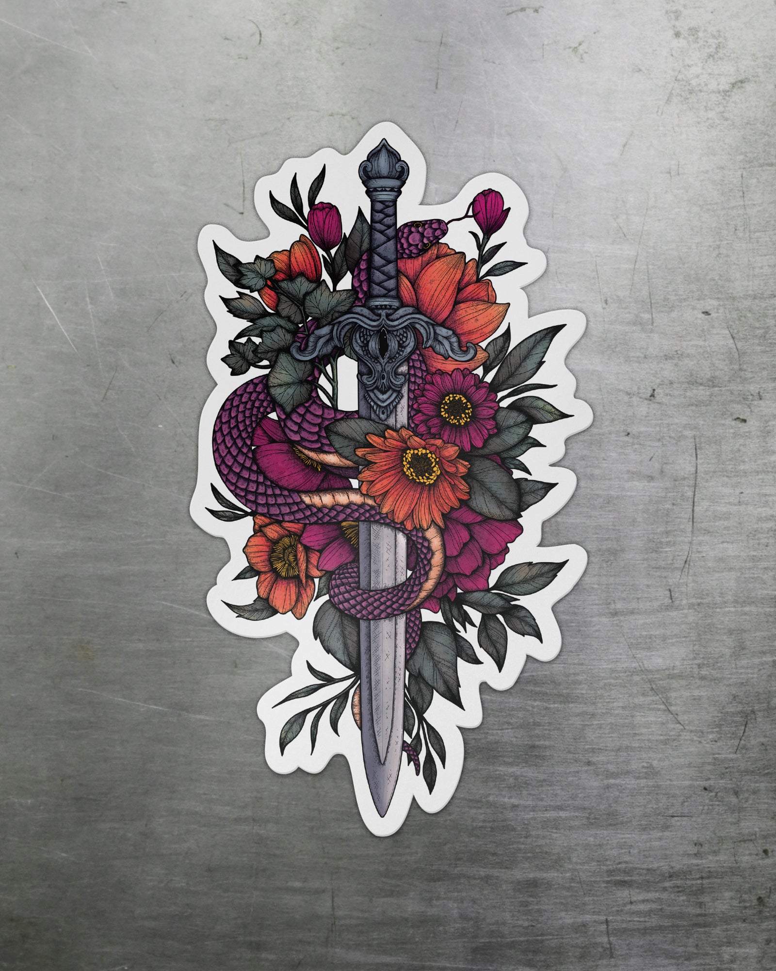 Sword and Serpent - Magnet