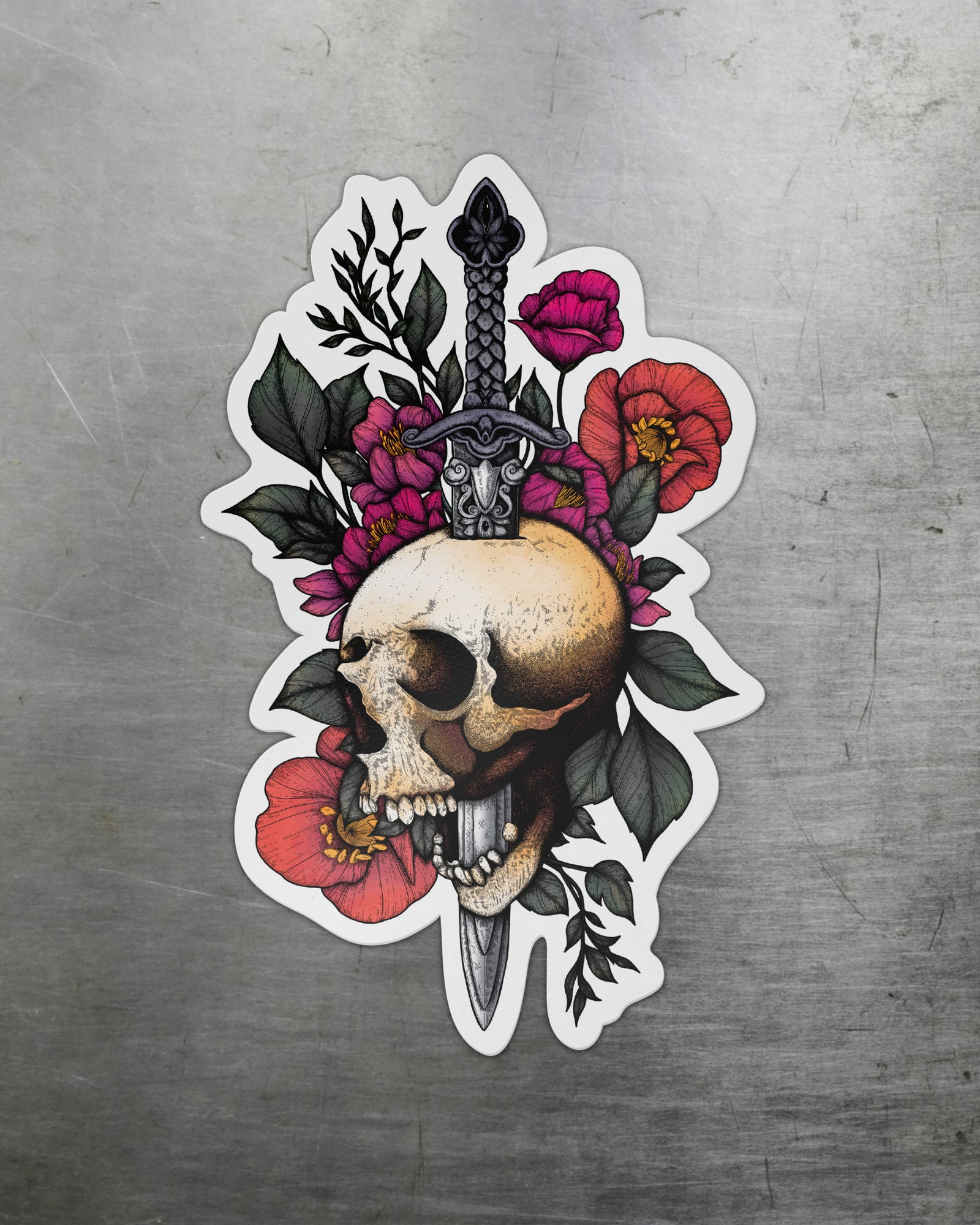 Sword and Skull - Magnet