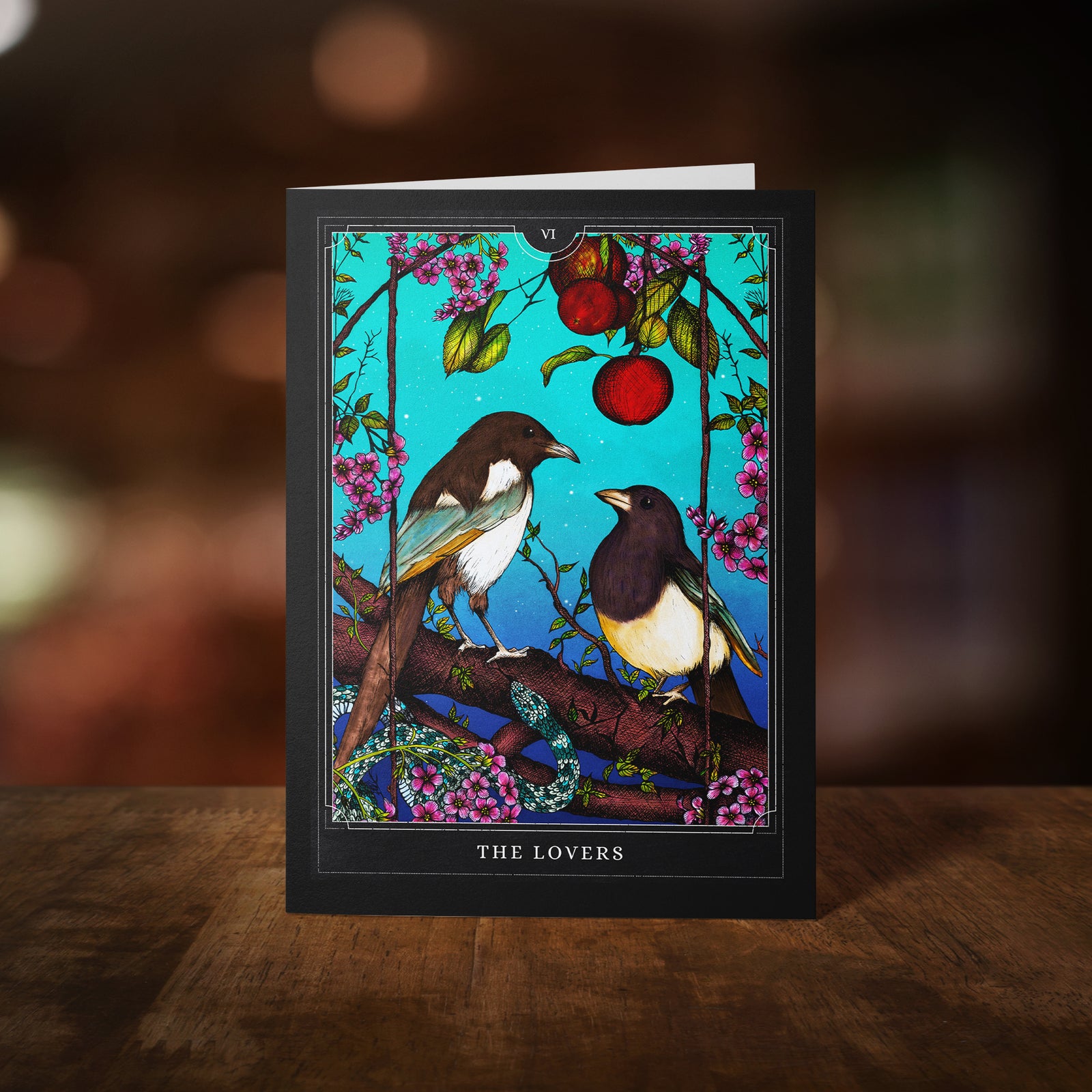 The Lovers Tarot - Greeting Card