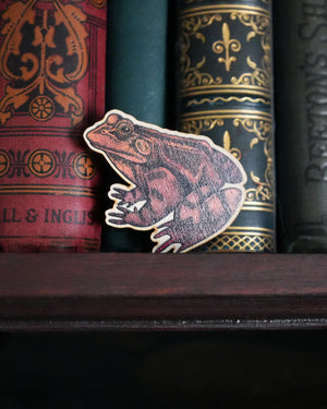Toad - Wooden Pin Badge