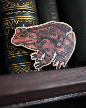 Toad - Wooden Pin Badge