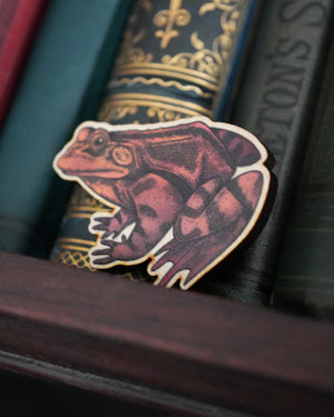 Toad - Wooden Pin Badge