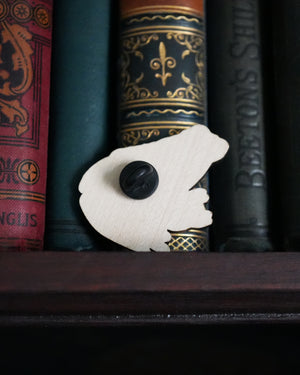 Toad - Wooden Pin Badge