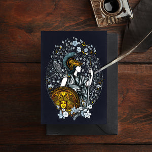 Goddess Athena - Greeting Card