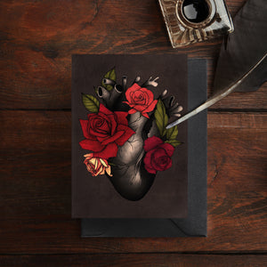 Black Heart - Greeting Card (Gloss)