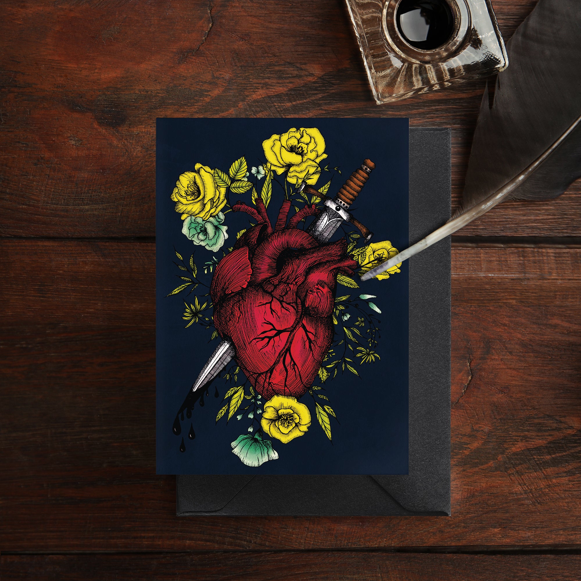Bleeding Heart - Greeting Card (Gloss)