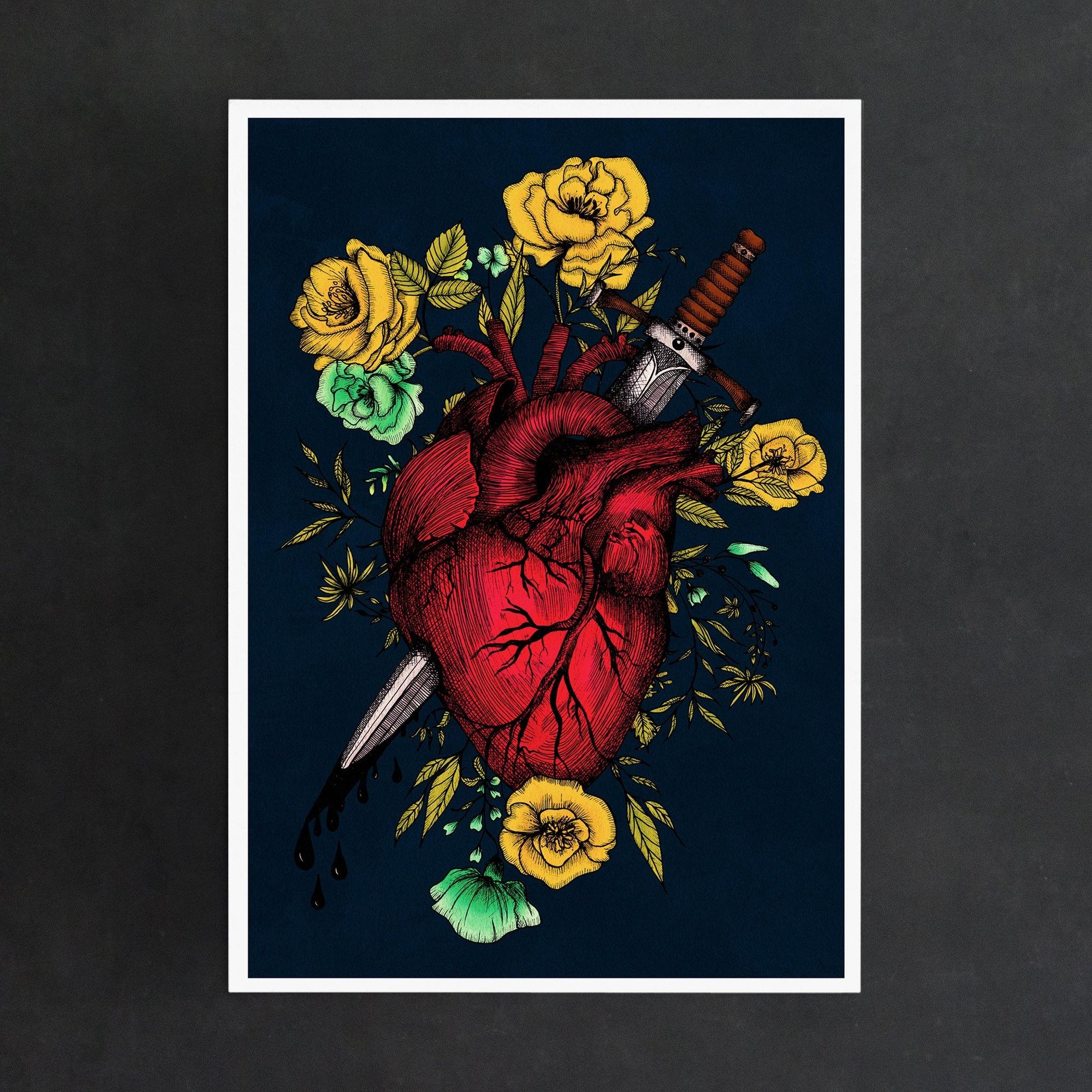 Bleeding Heart - Giclée Art Print - Print is Dead