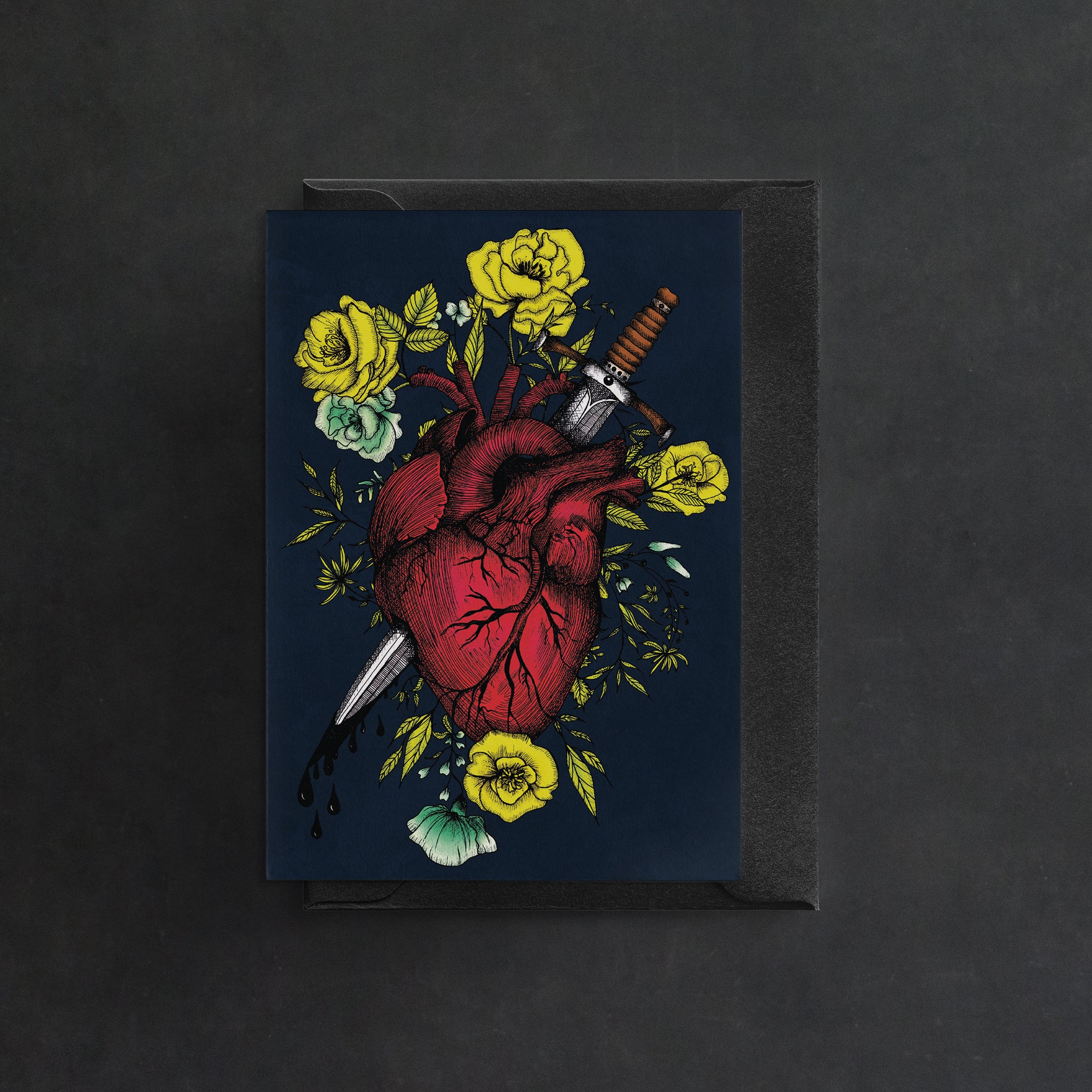 Bleeding Heart - Greeting Card (Gloss)