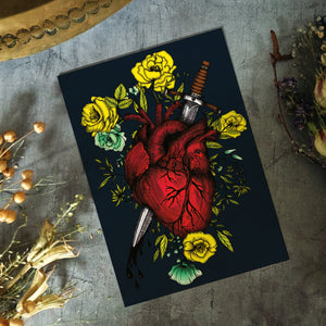 Bleeding Heart - Postcard Mini Print